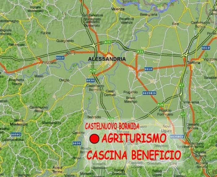 Vila Cascina Beneficio Castelnuovo Bormida Exteriér fotografie